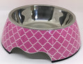 RoveRest™ Adventure-Ready Dual-Layer Pet Bowl - Blossom Pink